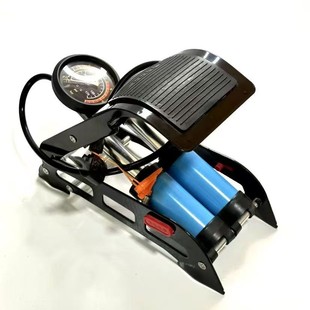 High pressure double cylinder pedal pump bicycle pedal high pressure pump portable universal pedal pump