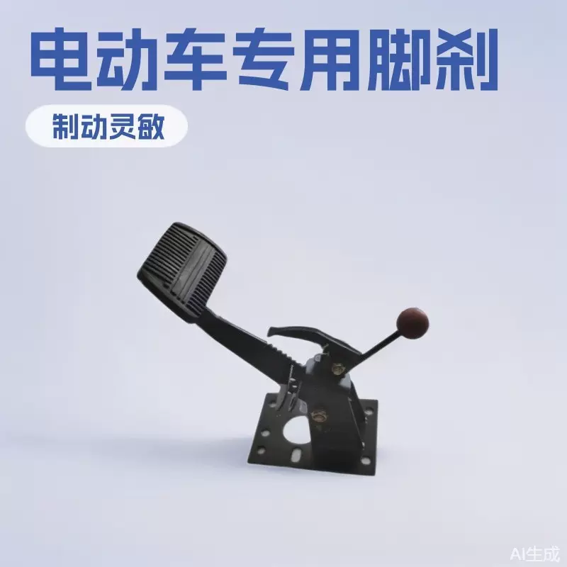 电动三轮四轮车配件刹车踏板电动汽车脚刹篷车改装脚踏制动器包邮