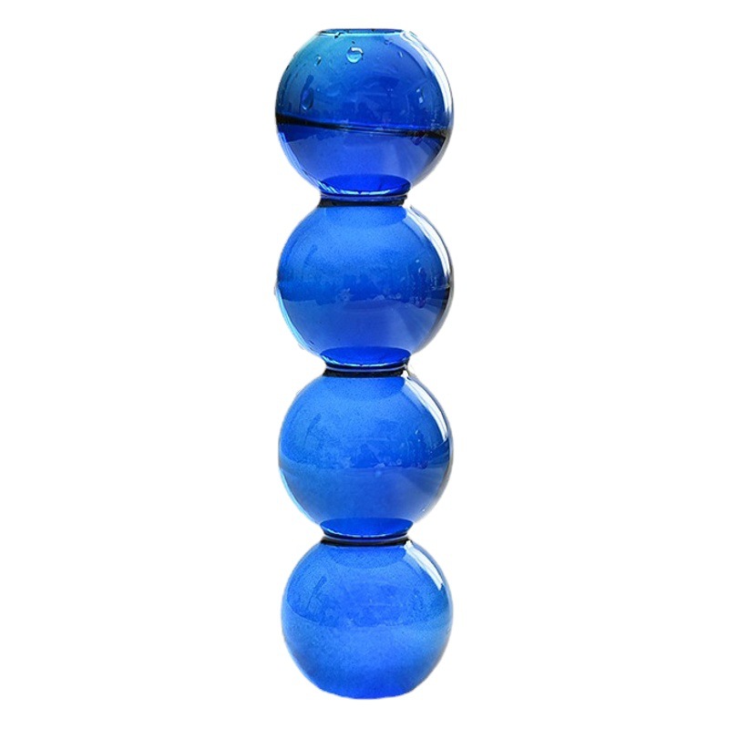 INS diseñador burbuja bola de color florero de cristal cafetería B & B decoración suave decoración fondo