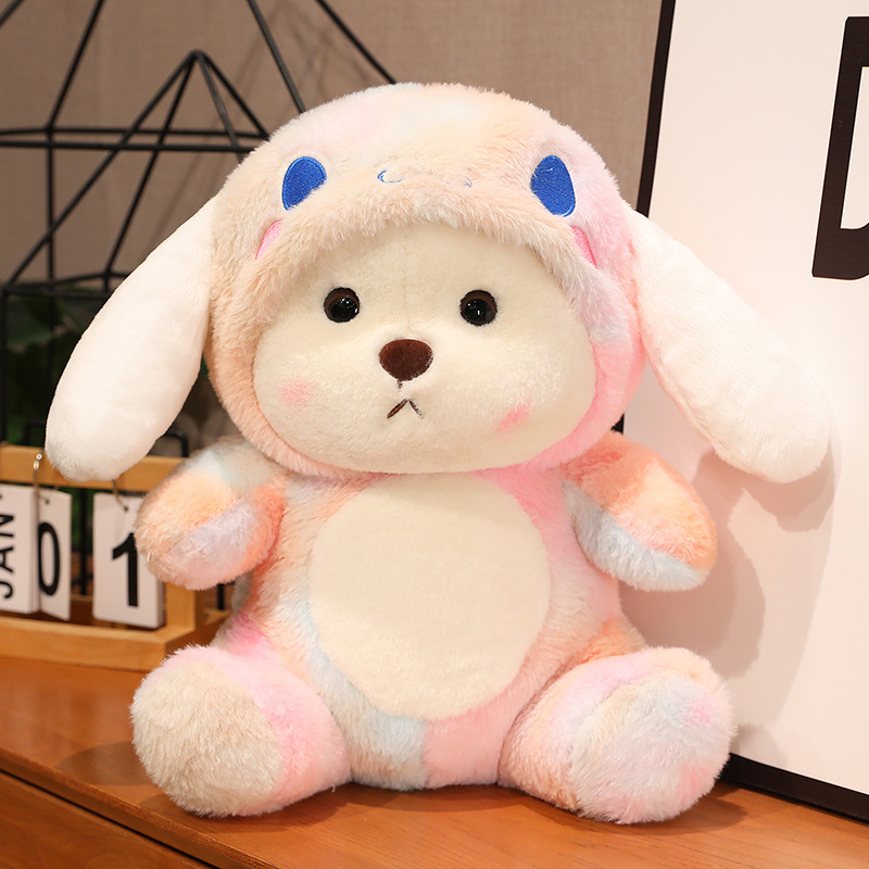 Hot sale super cute Han bear transformation creative doll Teddy doll plush toy girl children love gift