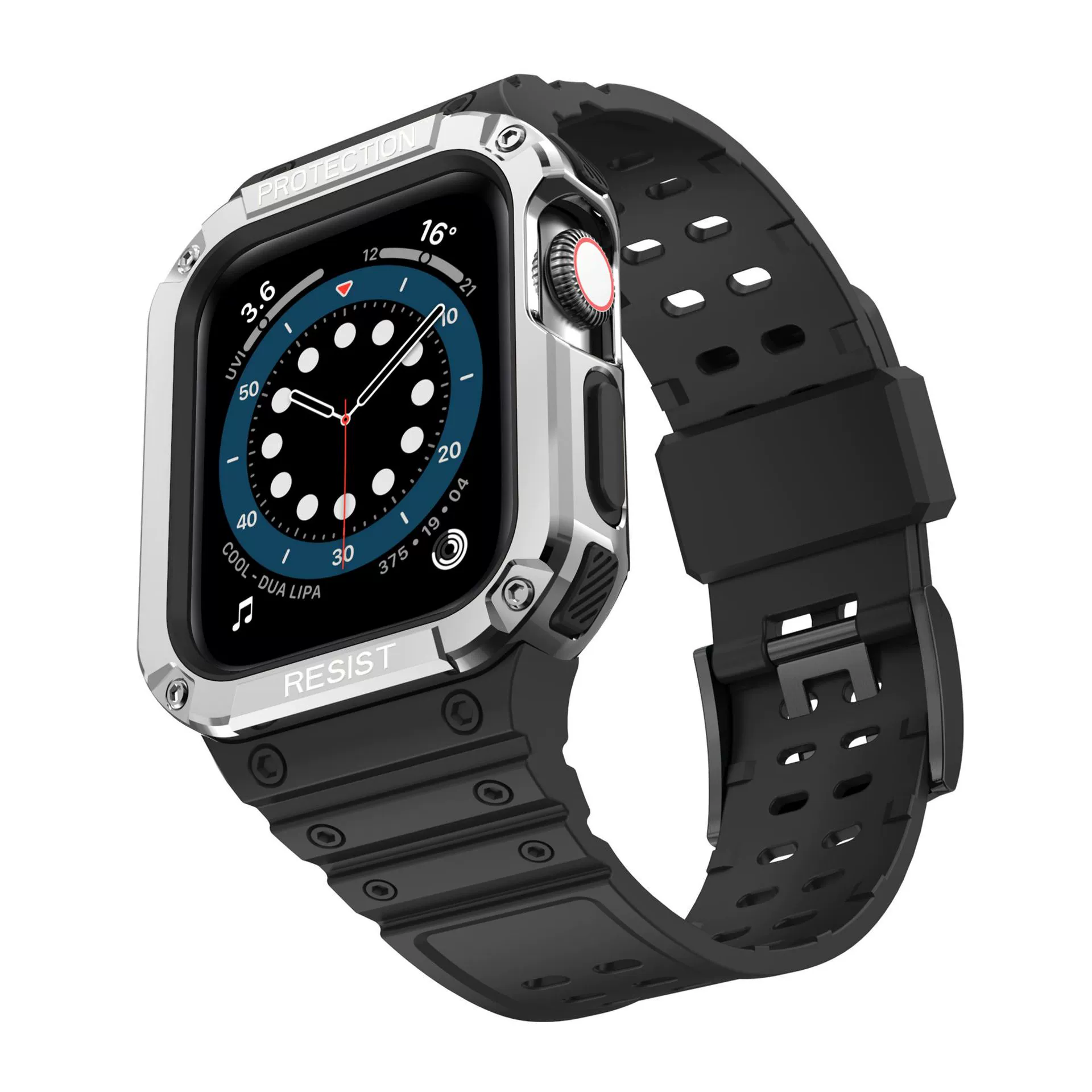 Соответствующие ремешки для Apple Watch IWATCH98765432, чувствительный силикон тибетский, оптом TPU+PC корпус