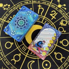 镭射星运塔罗牌 新手初学者入门全套卡牌pet材质新款金箔塔罗牌