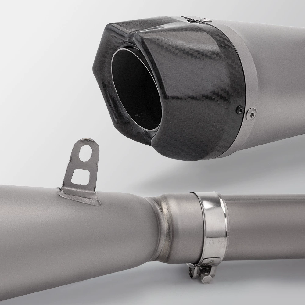 Chunfeng 675SR full-section bottom row, titanium alloy front-section tail-section muffler, motorcycle motorcycle exhaust pipe modification