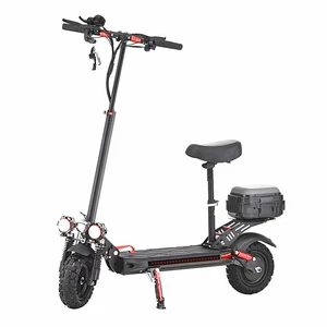 11 İnç Off-Road Elektrikli Skuter, Qatlanan Kiçik Skuter, İki Təkərli Mini Batareyalı Avtomobil