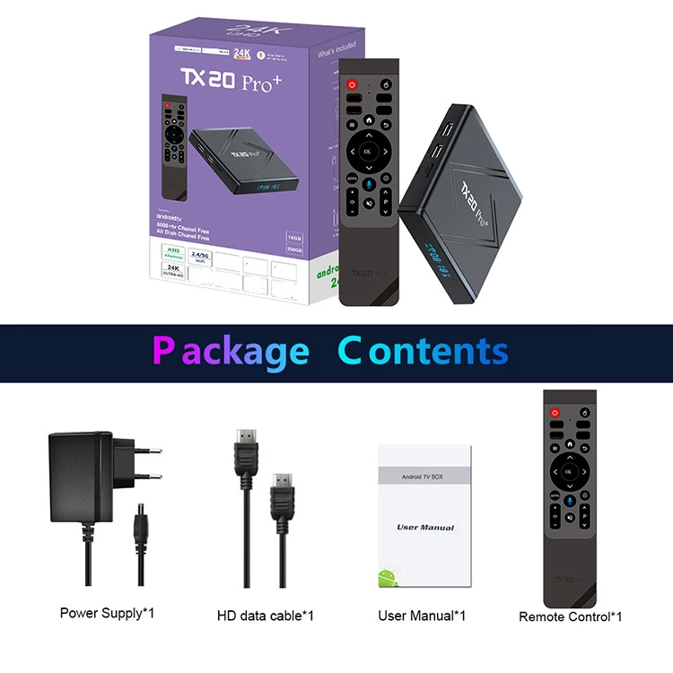 TX20 PRO плюс набор приставка Android TV бокс двухдиапазонный 5G Wi-Fi Bluetooth голосовое управление пульт телевизионный бокс