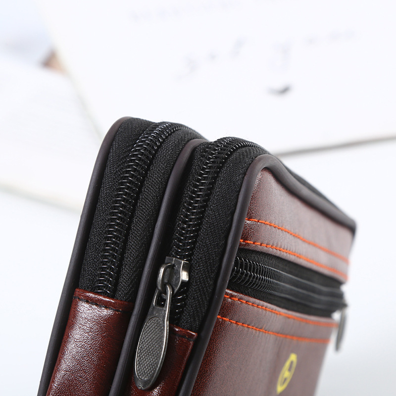 Wielofunkcyjny telefon komórkowy z paskiem, torbą, męskim portfelem dla osób w średnim i starszym wieku, torbą biodrową_voghion.com