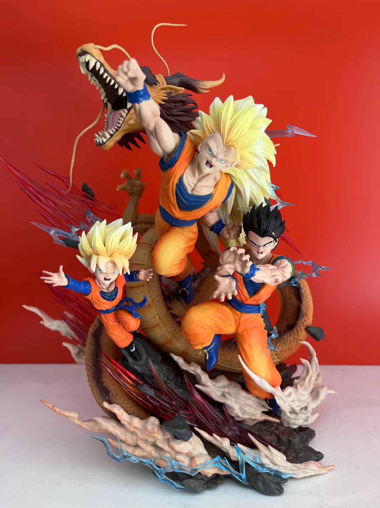 Hero Belief Anime DBZ Father and Son Dragon Fist Super Saiyan 3