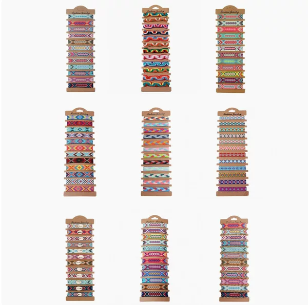 Hand-Woven Aztec Friendship Bracelet, Bohemian Style, European and American Beach Accessories, Cross-Border Bracelet