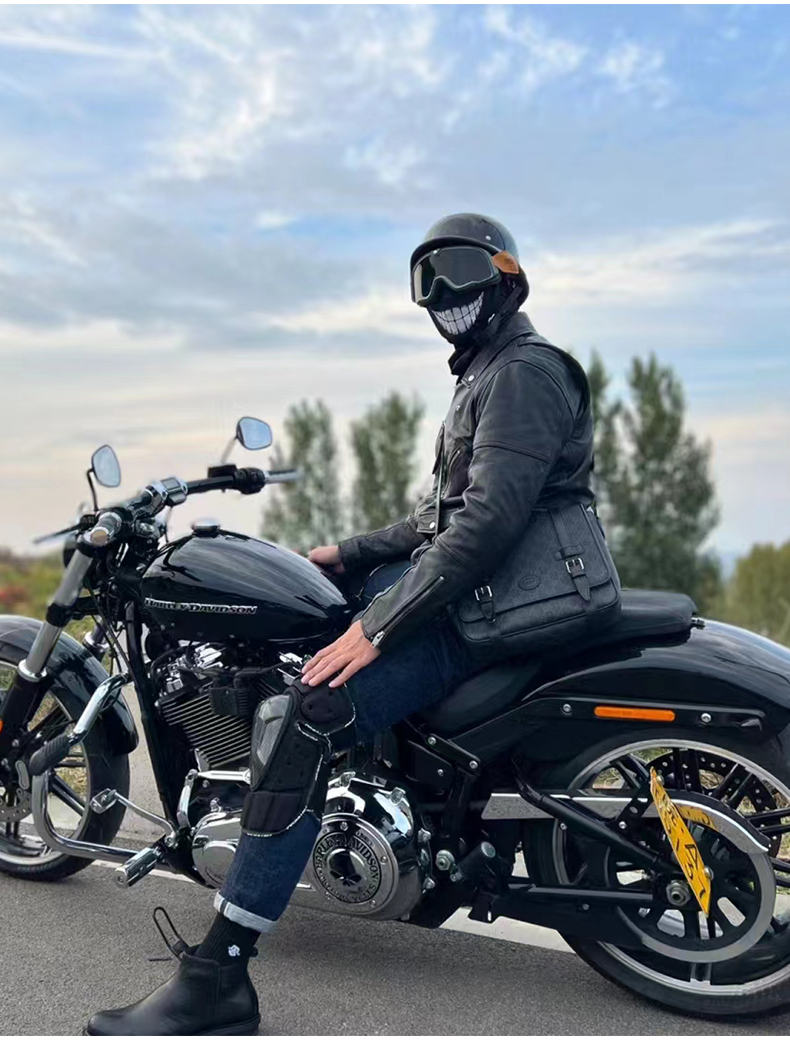 German Style Retro Cruiser Motorcycle Half Helmet