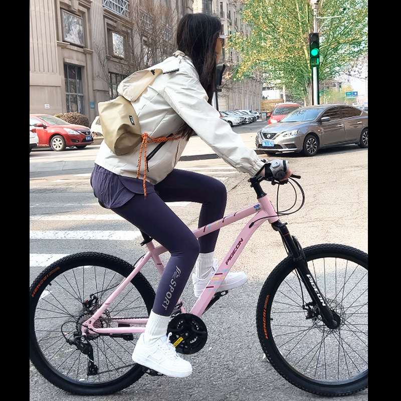 Flying Pigeon Official Mountain Bike Men's Variable Speed Youth Bike 24 Inch 26 Racing Men's Female Student Adult