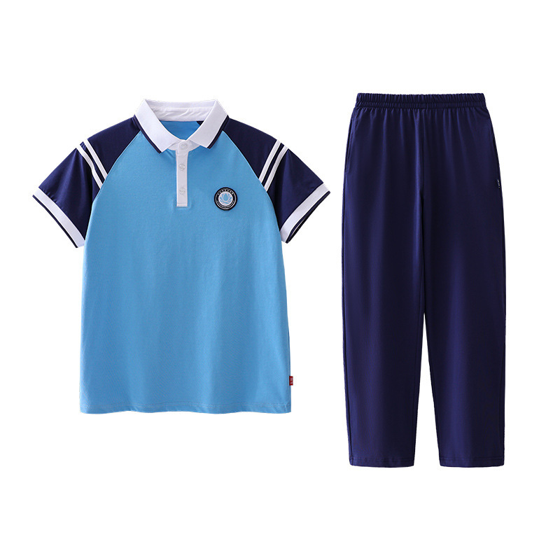 江西九江市初中小学生统一校服幼儿园班服套装夏季短袖儿童春秋季|undefined