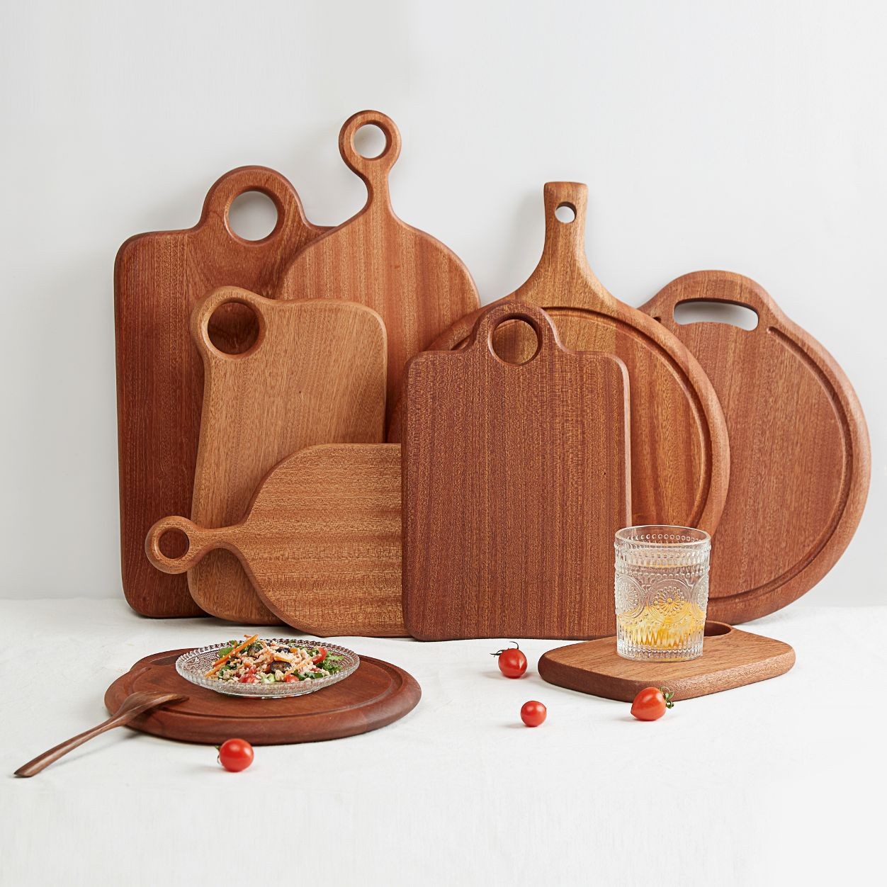 实木砧板厨房双面可用切菜板儿童辅食餐盘餐厅牛排板面包吐司板