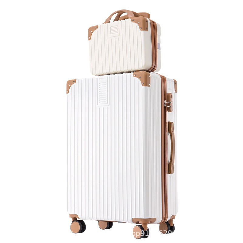 Maleta de mujer red retro 20 pulgadas pequeña caja de viaje 24 pulgadas maleta de estudiantes ruedas silenciosas