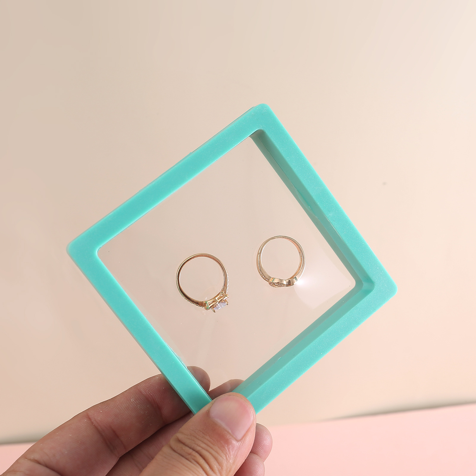 68g Weight Jewelry Boxes Classification 1 Piece Quantity Daily Occasion Plastic Material Solid Color Pattern Simple Style Style 1 Piece Plastic Simple Style Daily Solid Color Jewelry Boxes 4