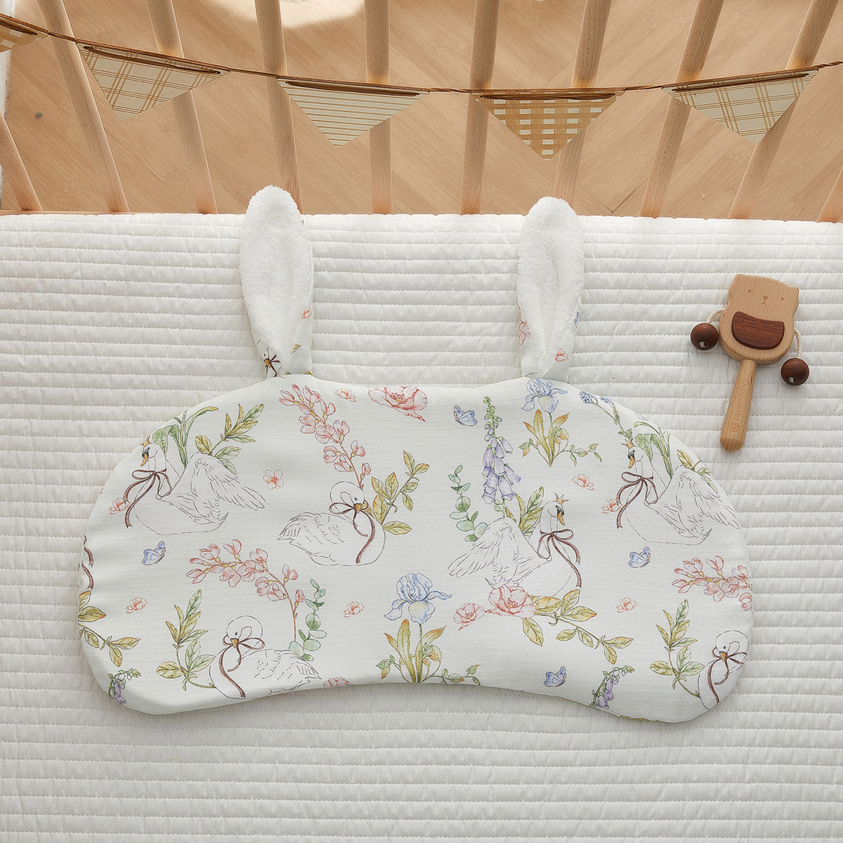 Almohada de nube para recién nacidos, gasa de algodón para bebé, transpirable y absorbente del sudor, toalla de almohada anti-vómitos para bebés de 0 a 6 meses