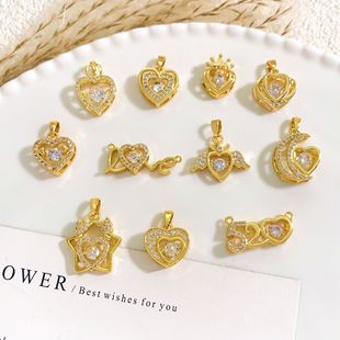 ����18K��ɫ�`���ʯ����520DIY�Ʒ����r���p���i���朵���