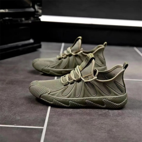 Octopus new sports shoes men's summer mesh breathable running shoes fashion Korean version soft bottom student shoes foreign trade