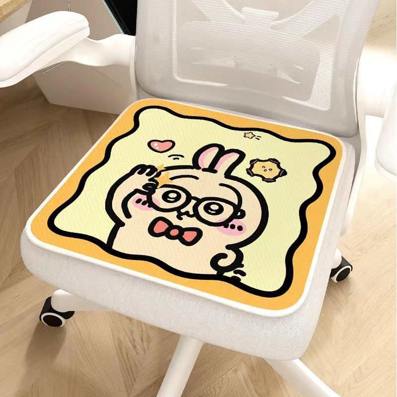 Cartoon Cute Fun Expression Bag Cashmere Cushion Little Red Riding Book Hot Search Office Sedentary Thickened Cool Seat Cushion
