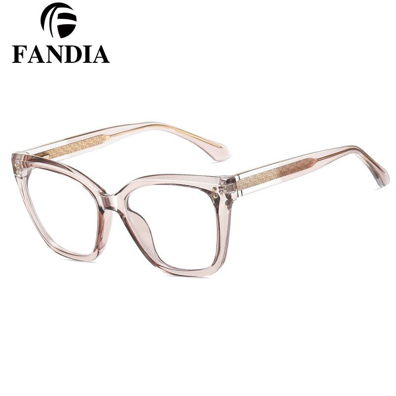 81579 placa de imitación transfronteriza gafas anti-luz azul estilo literario marco TR90 marco mujer de moda espejo plano fuente de fábrica