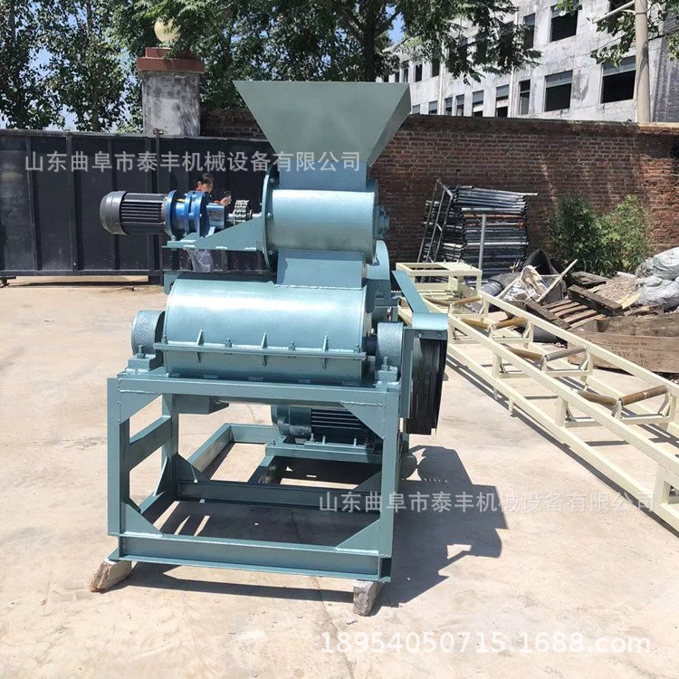 有机肥酒糟稻壳打粉机蘑菇渣中药渣粉碎机 湖草高湿物料破碎设备