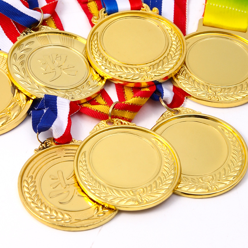 Medalla metálica universal, soporte para medallas, medalla de bronce metálica, insignia, medalla colgante de oro, plata, bronce, medalla en stock.