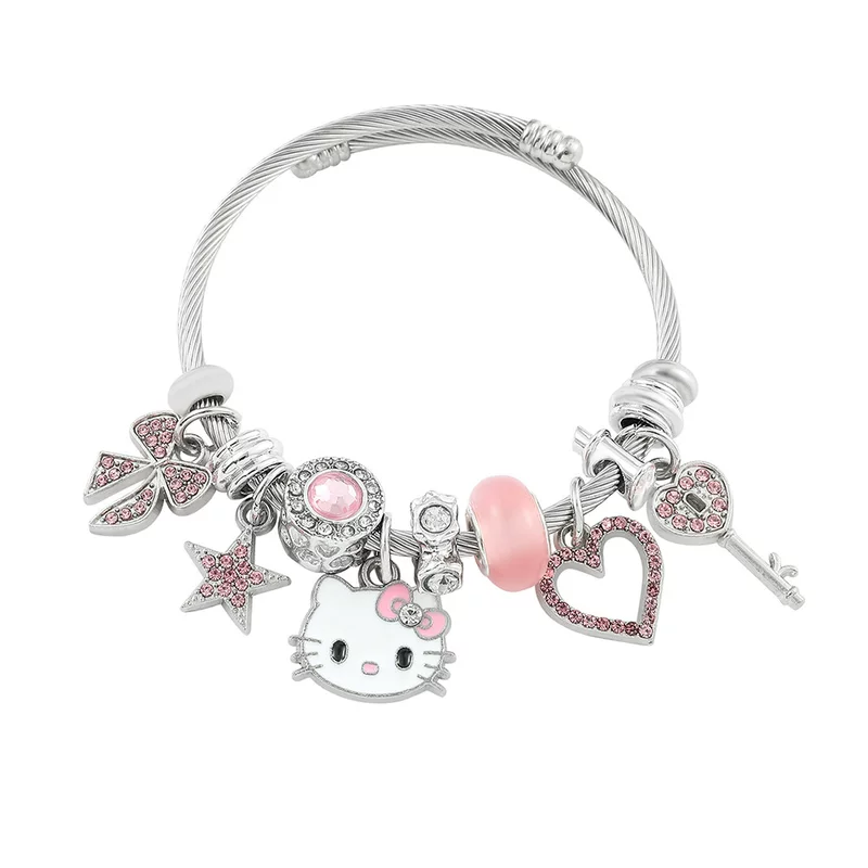 Hello Kitty, hello kitty, мультяшный браслет, аксессуар, (торговля через границы)