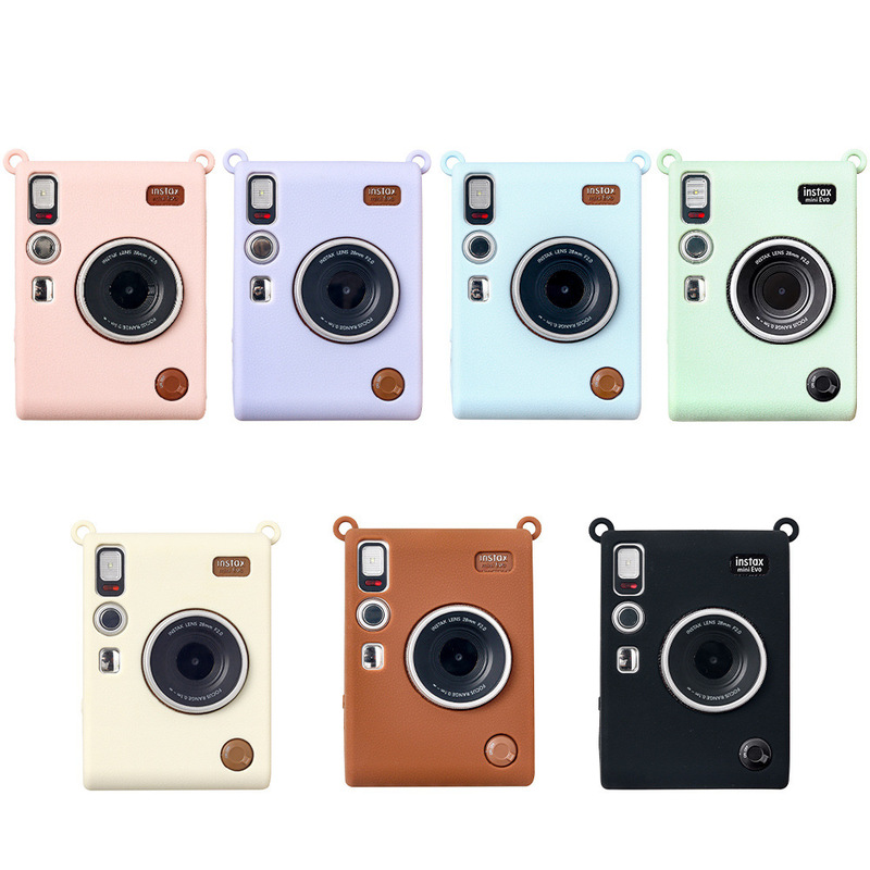 Polaroid Instax Minievo Pure Color Protective Case Wholesale Wear-Resistant and Drop-Resistant Soft Shell Fitted Case Camera Silicone