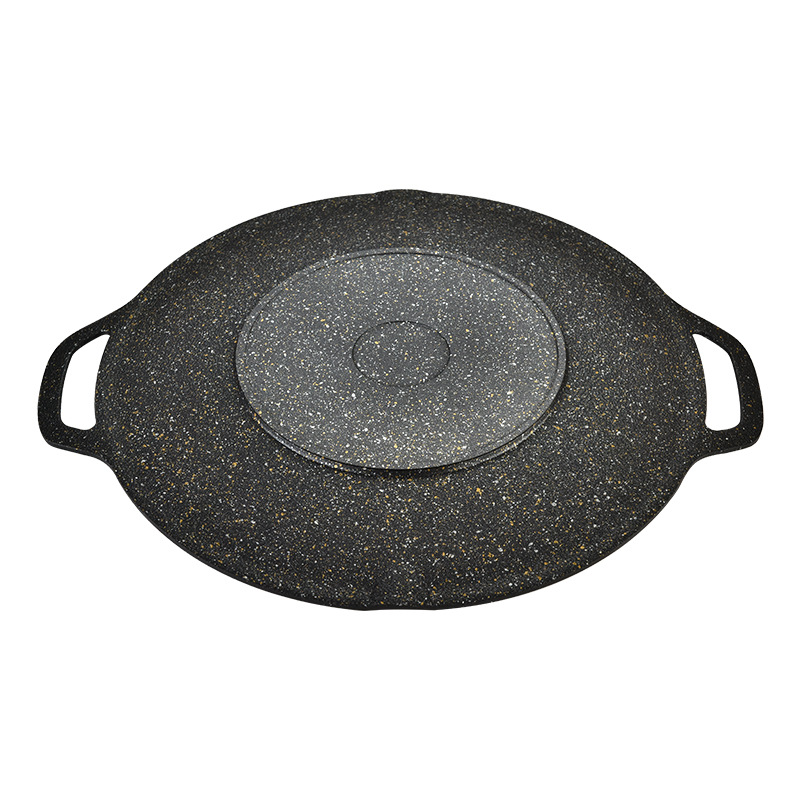 Placa para Barbacoa Sin Humo de Aluminio, Antiadherente, Portátil, para Hogar y Exterior