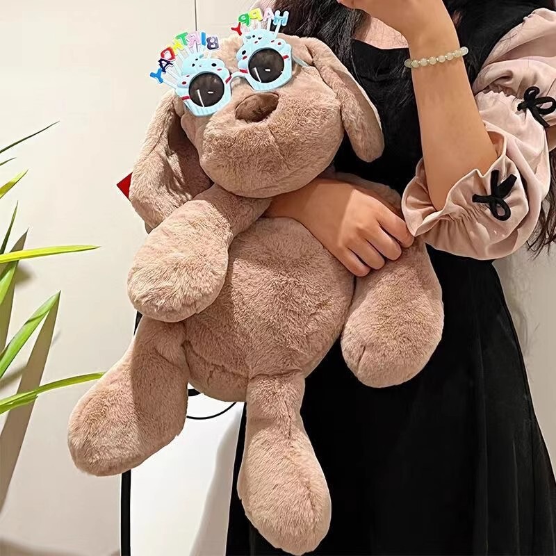 かわいい子犬人形ぬいぐるみベッドで寝ている人形犬人形なだめる枕誕生日ギフト|undefined