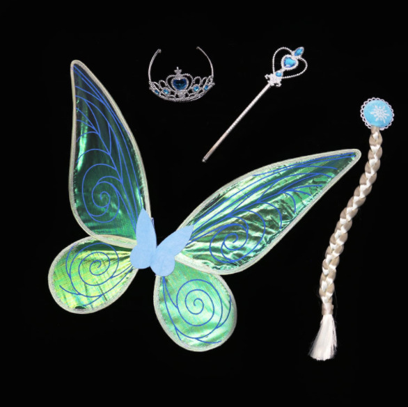 블루 [브레이드 + 크라운 + 지팡이]