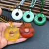 Protective amulet, buckle, retro pendant, fashionable necklace, bright catchy style, city style, wholesale