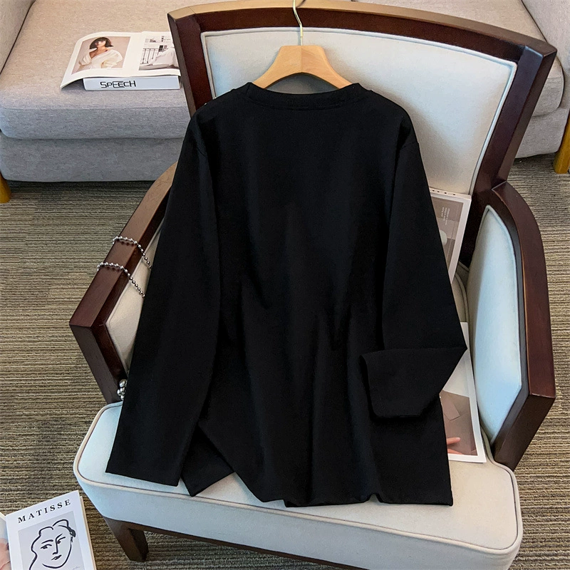 200/350 plus size plus size 300 pounds loose autumn and winter sweatshirt bust/150/160/170-1138