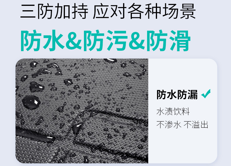Tpe Full Model Special Car Tpe Rear Trunk Mat Environmentally Friendly High Edge Wear-Resistant Waterproof Full Surround Trunk Mat