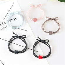 韩国小猪发圈高弹力扎头发小皮筋情侣发绳闺蜜简约头绳2元店批发