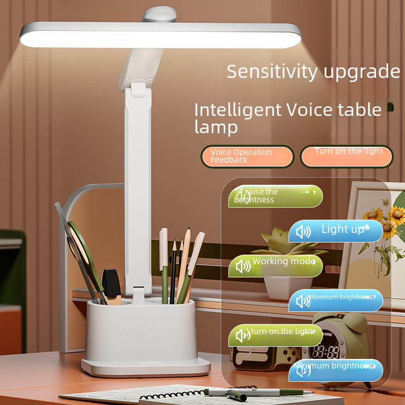 LED folding teaching table lamp for students