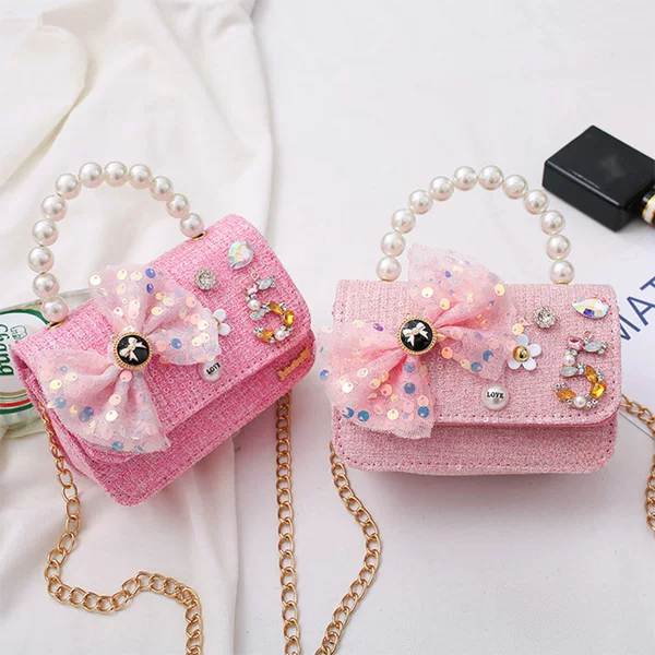 Children's messenger bag shoulder fashion Western Princess Korean style cute baby 2021 coin purse bag fashion