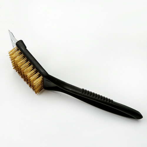 Direct sales supply 8-inch pointed tail barbecue grill pointed tail brush barbecue tool cleaning