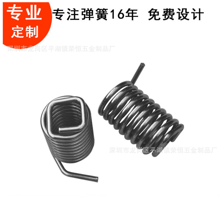扭转锁扣压簧厂家直销锁扣扭簧304不锈钢扭力弹簧锁具扭转弹簧