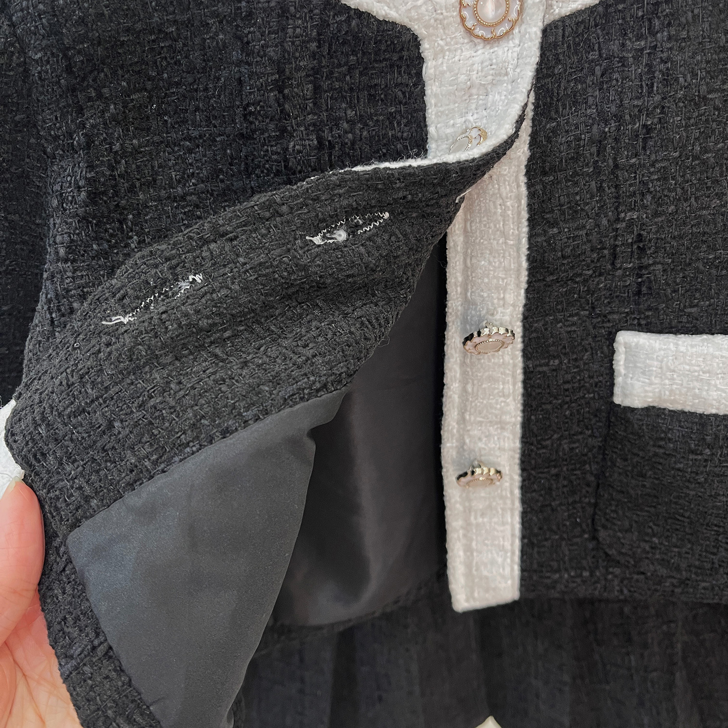 Ensemble jupe courte Xiaoxiangfeng pour bébé fille, nouvelle collection automne 2023, édition coréenne 23331_voghion.com