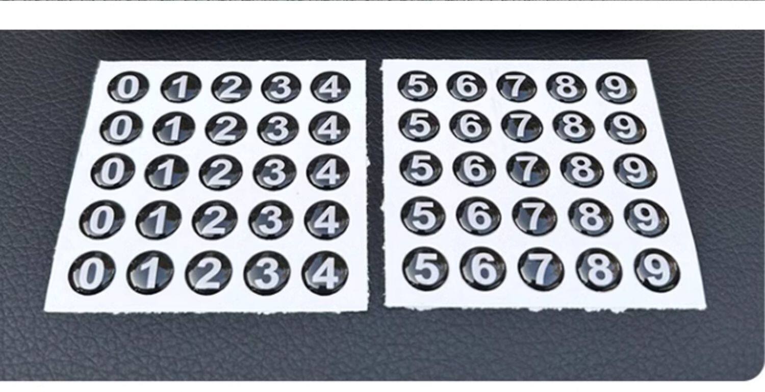 Temporary Parking Number Plate, Creative and Cute Panda Car Phone Number Plate, Car Interior Decoration, Moving Car Ornament