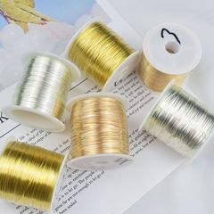 100m 大ロール色保持銅線非退色抗酸化手作りアンティークスタイルヘアピン diy ヘアアクセサリー