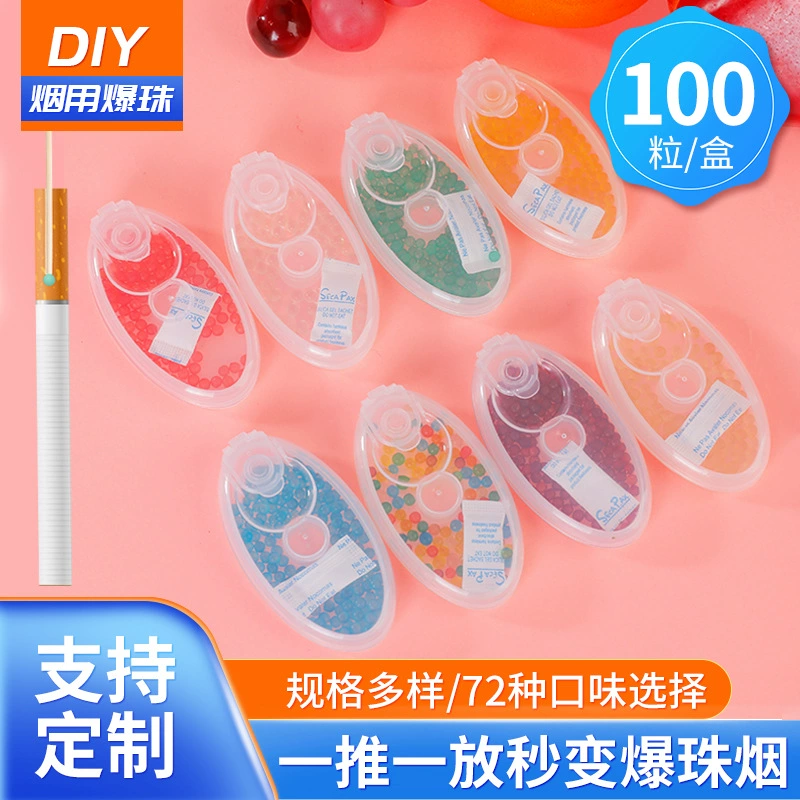 Бусины для крикета DIY толстые и тонкие бусины для выскакивания сигарет со вкусом мяты для мужчин и женщин, фильтр для сигарет, ароматные бусины, бусины для сигарет оптом