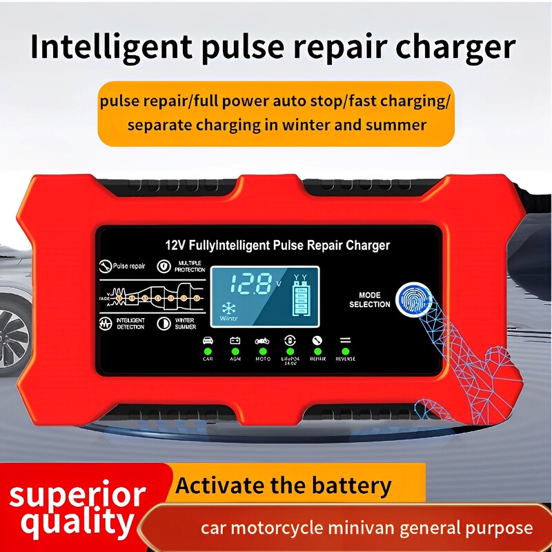 12V10A car battery charger motorcycle battery charger 12V battery energy storage battery charger