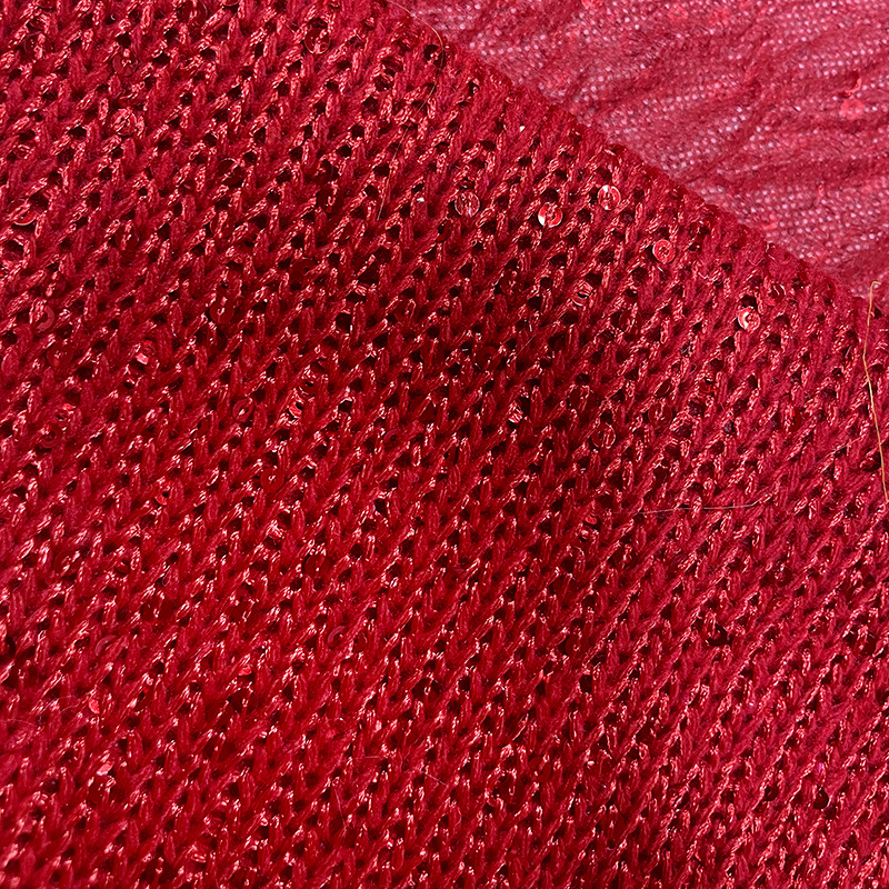 Hilo grueso para manualidades textiles para el hogar, tela de decoración navideña, tela de lana, bordado de lentejuelas, hilo dorado y plateado, tela jacquard de moda, estilo vintage