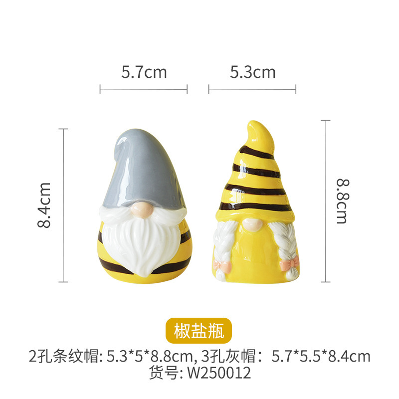 Navidad genio pimienta creativa abeja genio pimienta de alto valor de belleza adornamiento en relieve puede decorar girasol esencia