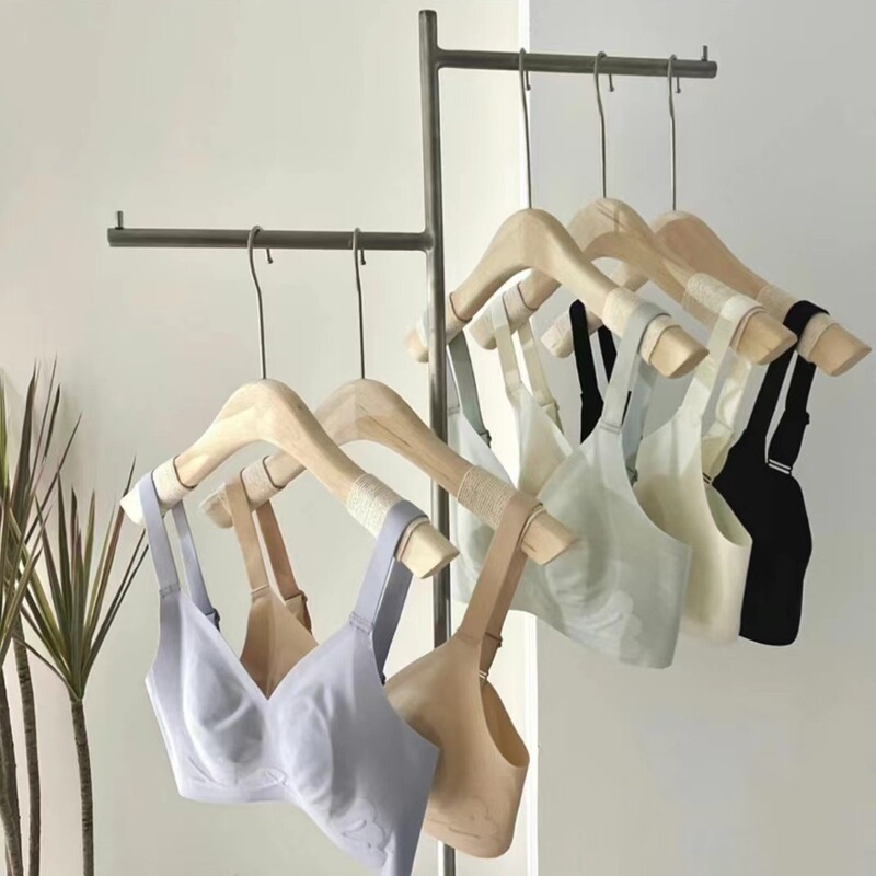 Summer Rabbit Ear Soft Support Breathable Traceless Underwear Small Chest Push-up No Steel Rings Women's Bra Small Chest