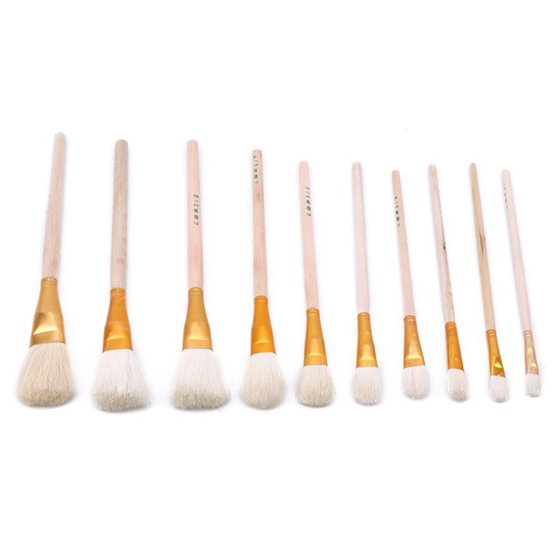 Модная популярная мягкая шерстяная кисть для рисования S-ручка, кисть для коррекции цвета, клей, стеклянная керамическая ручка, кисть для рисования с мягким кончиком.