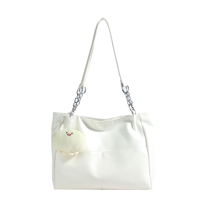 Alta sensación de bolso grande para mujeres 2024 nueva moda de verano de moda de gran capacidad de transporte bolsa bolsa de hombro de textura de mujer