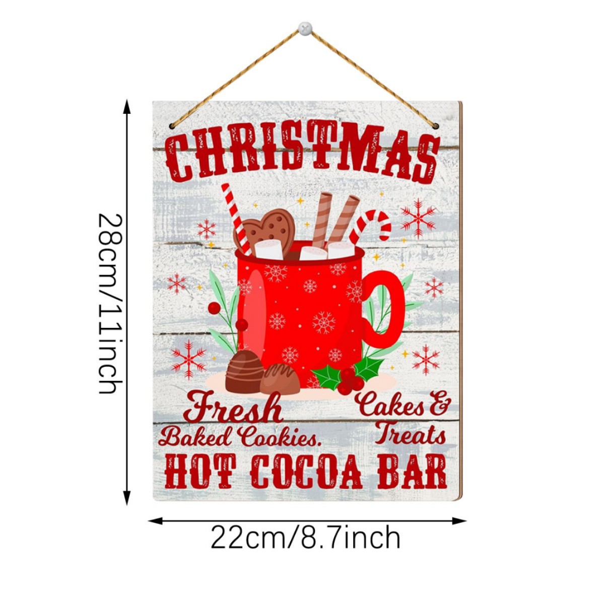 Transfronterizo temu explosión decoración del hogar invierno elementos de Navidad logotipo de madera de Navidad decoración creativa