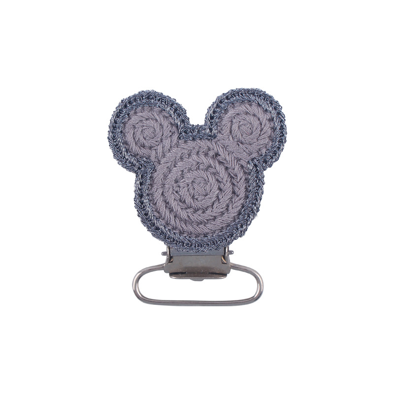 Suministros de bebé nuevo crochet DIY animal chupete clip calmante bebé animal clip chupete anti-gota cadena Accesorios